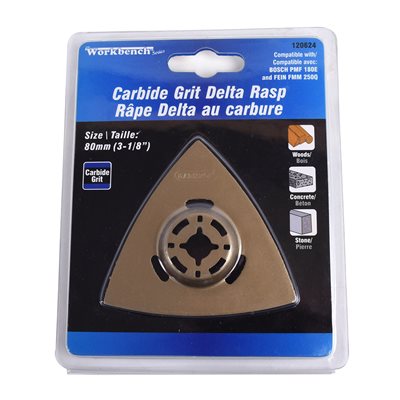 Tooltech Carbide Grit Triangle Rasp Masonry Oscillating Blade - 3-1/8"