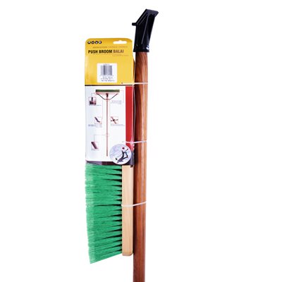 Tooltech Indoor/Outdoor Push Broom /w Brace