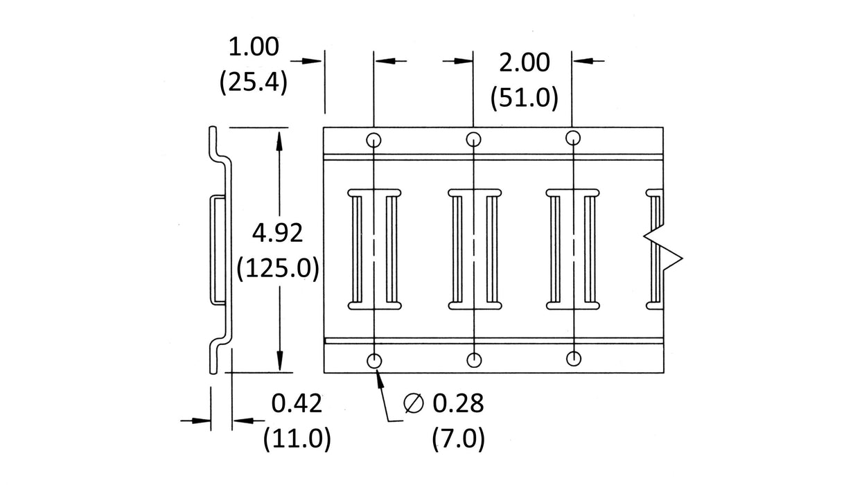 CTS Horizontal E-Track - 10ft