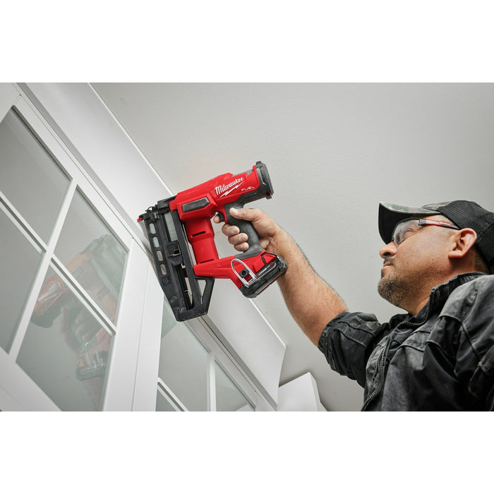 Milwaukee M18 FUEL™ 16 Gauge Straight Finish Nailer - Tool Only