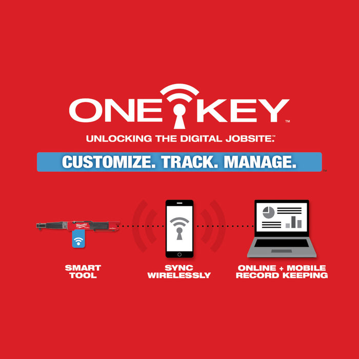 Milwaukee M12 FUEL™ 1/2" Digital Torque Wrench with ONE-KEY™