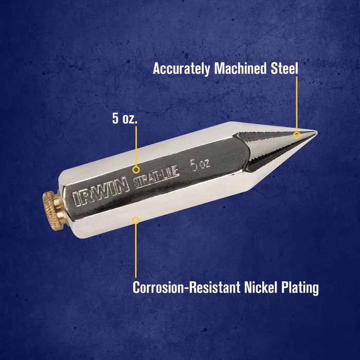 Irwin Hexagon Plumb Bob