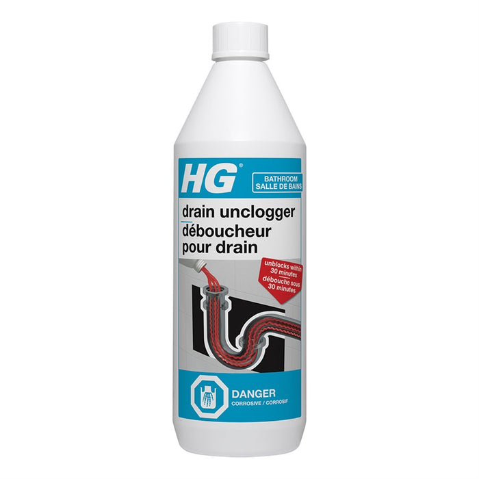 HG Bathroom Drain Cleaner/Unclogger - 1L