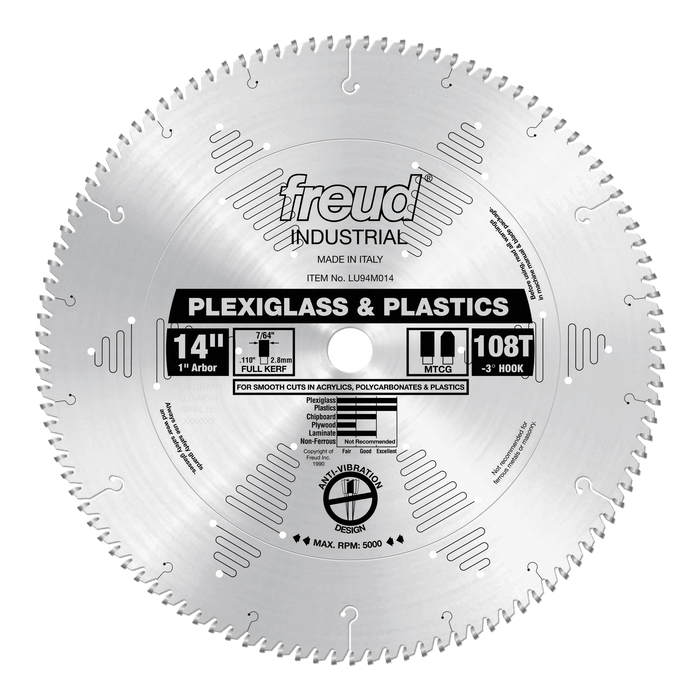 Freud Plexiglass & Plastic Saw Blade