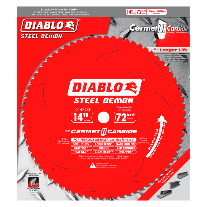 Diablo Demon™ Cermet II Saw Blade For Medium Metal