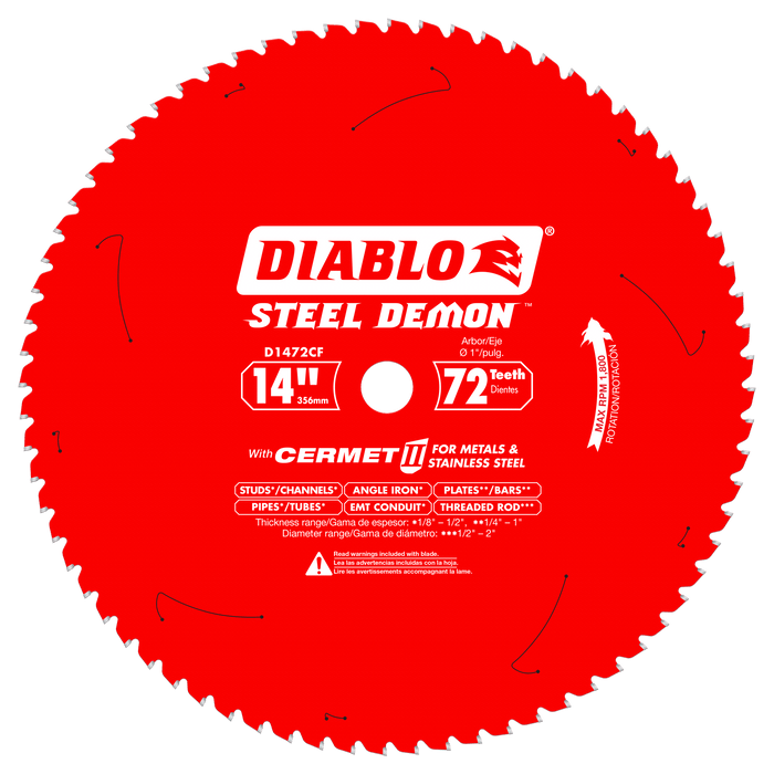 Diablo Demon™ Cermet II Saw Blade For Medium Metal