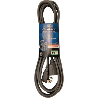 SPT-3 Indoor 14/3 Extension Cord Single Tap Grey