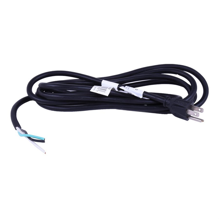 Replacement 10ft Black SJTW Cord - 16/3