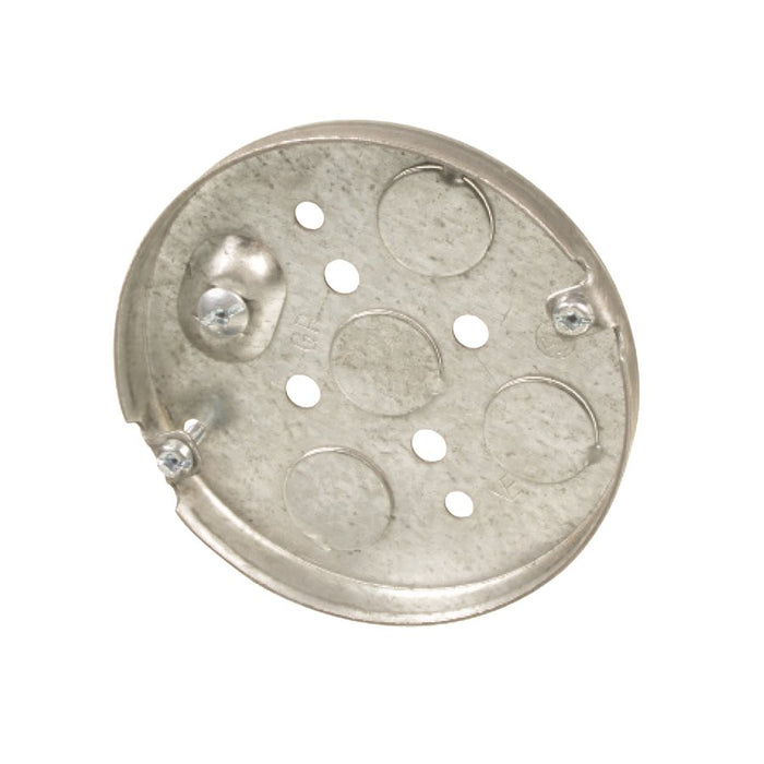 Round Ceiling Pan Electrical Box 1/2" Deep x 4"