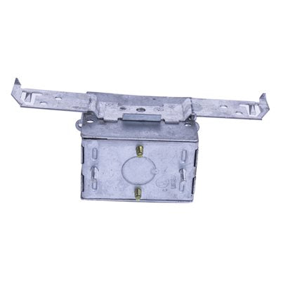 Gangable Electrical Device Box w/Clamps & Bracket 3" x 2"