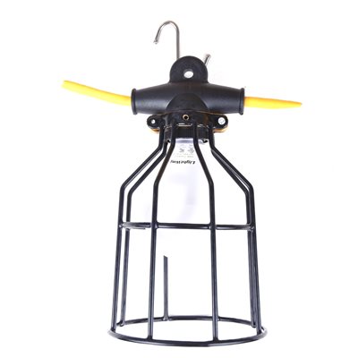 Industrial 15W LED String Light Set 10-Cage SJTW 12/3 - 100ft