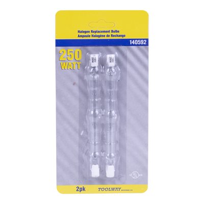 2PK Dimmable RS7 Warm White Halogen Bulbs