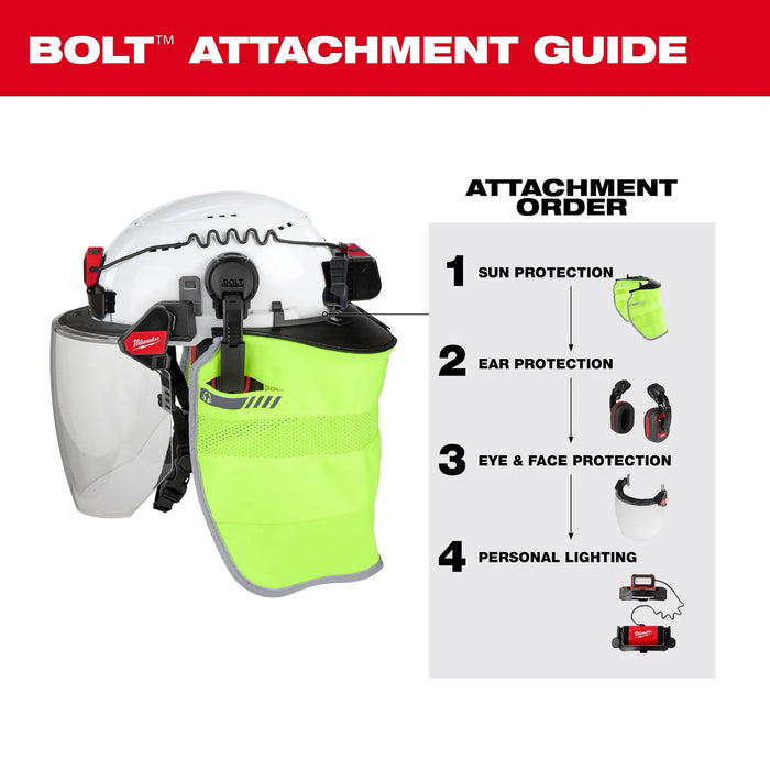 Milwaukee BOLT Sun Visor w/ Sunshade