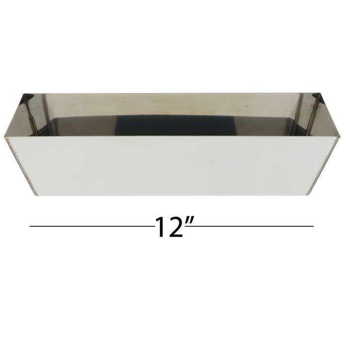 OX  12" Stainless Steel Mud Pan