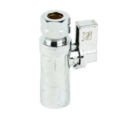 Sweat Quarter Turn Stop Valve - 1/2" Copper x 3/8" Compression