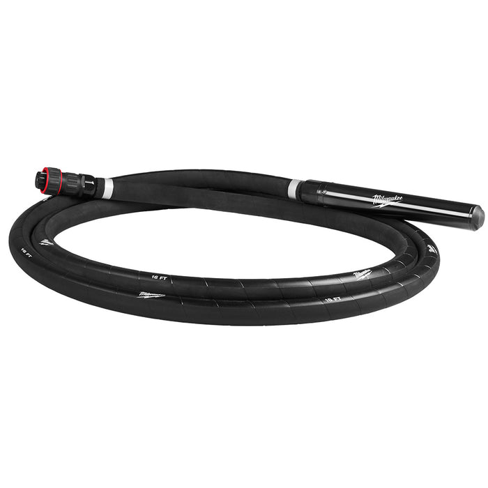 Milwaukee MX FUEL™ High Cycle Concrete Vibrator 16' Whip w/ 1.75" Head