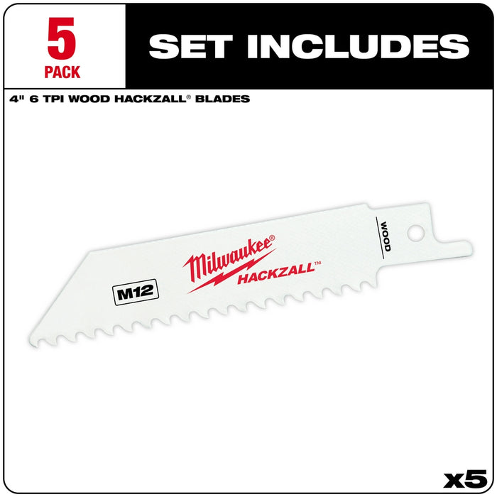 Milwaukee M12 HACKZALL® Bi-Metal Blades