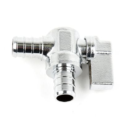 PEX Quarter Turn Stop Valve - 1/2" x 1/2"