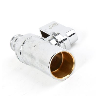 Sweat Quarter Turn Stop Valve - 1/2" Copper x 1/2" Pex