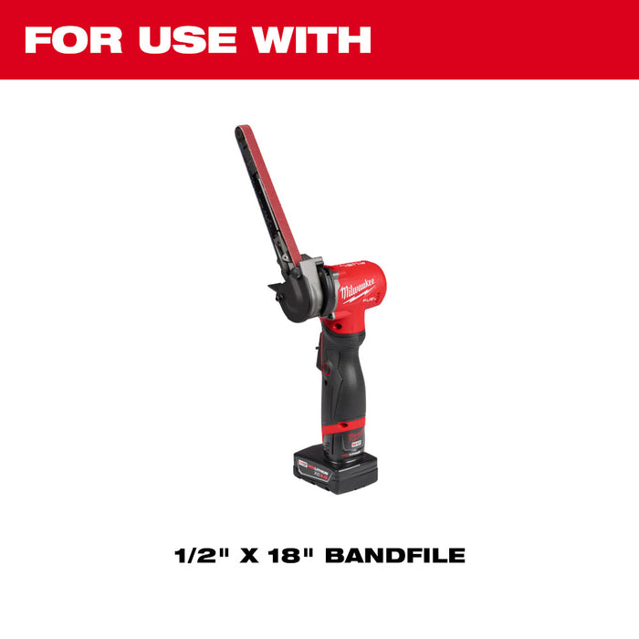 Milwaukee 4PK Bandfile Belts - 1/2" x 18"