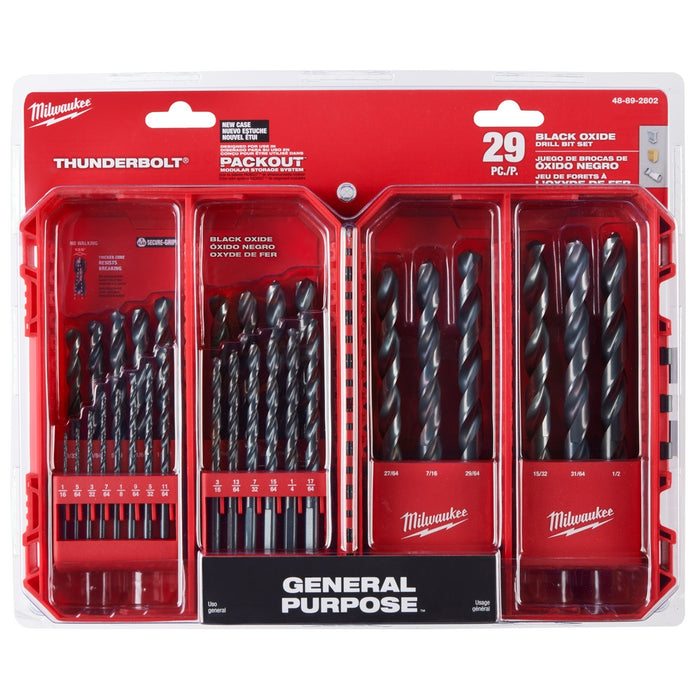 Milwaukee Thunderbolt® Black Oxide Drill Bit Set