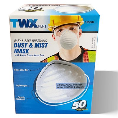 Disposable Dust Masks 50PK