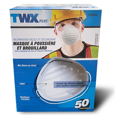 Disposable Dust Masks 50PK