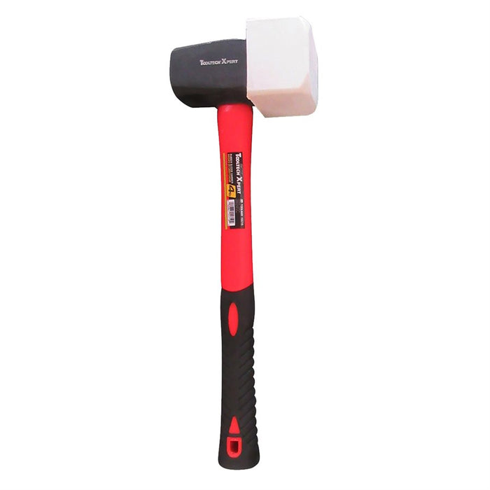 Tooltech 4lb White Rubber Mallet Sledge Hammer