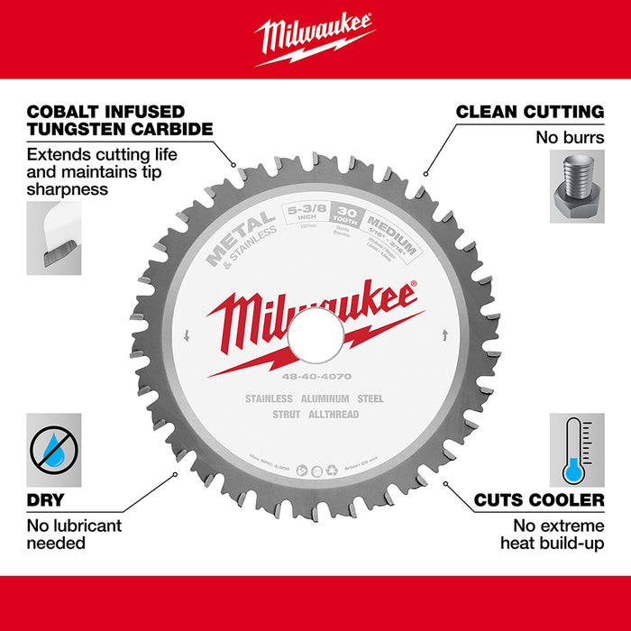 Milwaukee Metal Circular Saw Blades