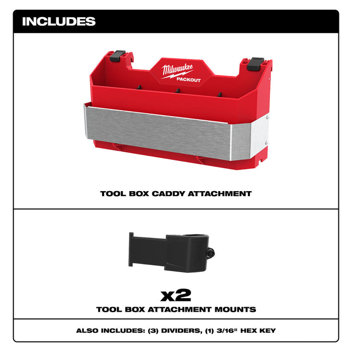 Milwaukee PACKOUT™ Tool Box Caddy Attachment