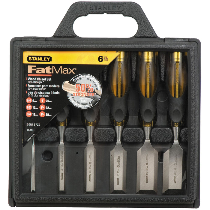 Stanley FatMax 6PC Wood Chisel Set