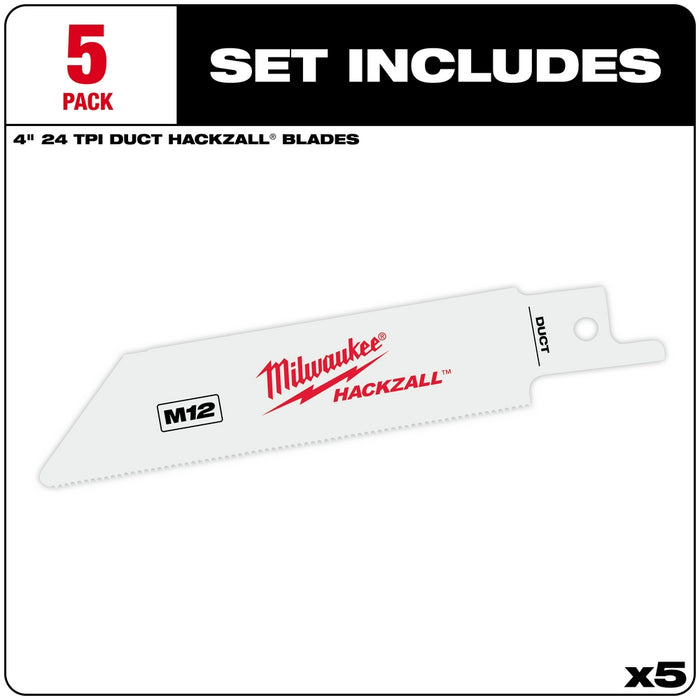 Milwaukee M12 HACKZALL® Bi-Metal Blades