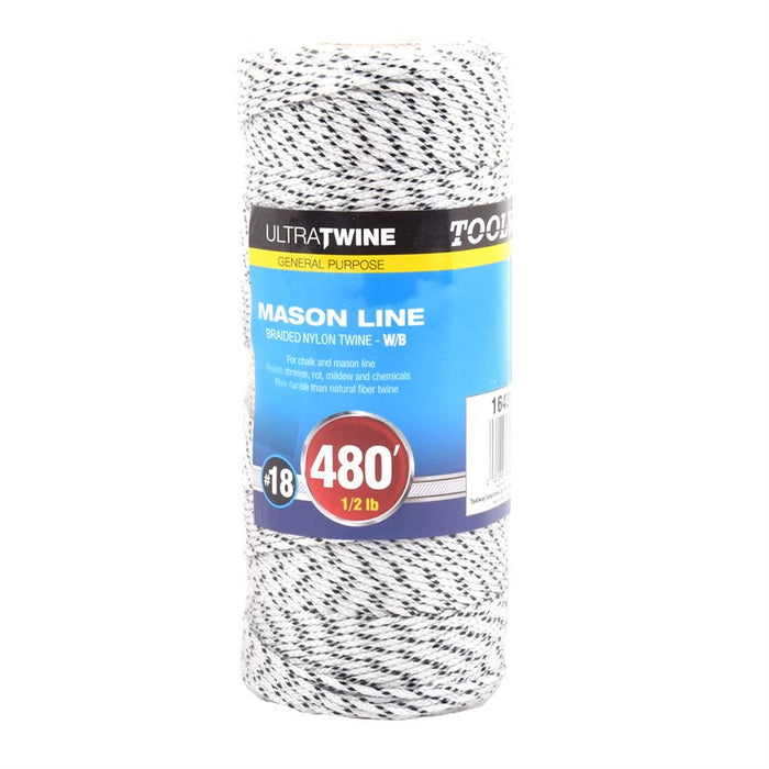 Stinson 2lb. 480ft Braided Maison Line #18 - White/Black