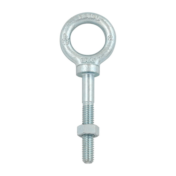 Gray Tools Long Shank Shoulder Pattern Eye Bolts