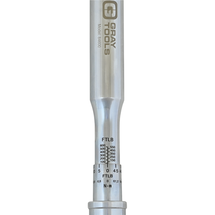 Gray Tools 3/4" Drive, Heavy Duty Torque Wrench