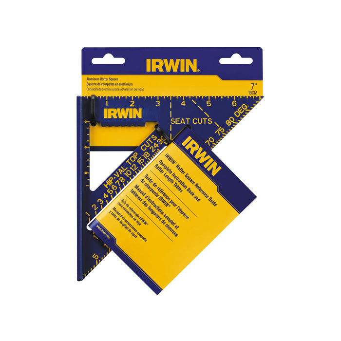 Irwin Hi-Contrast Aluminum Rafter Square - 7"