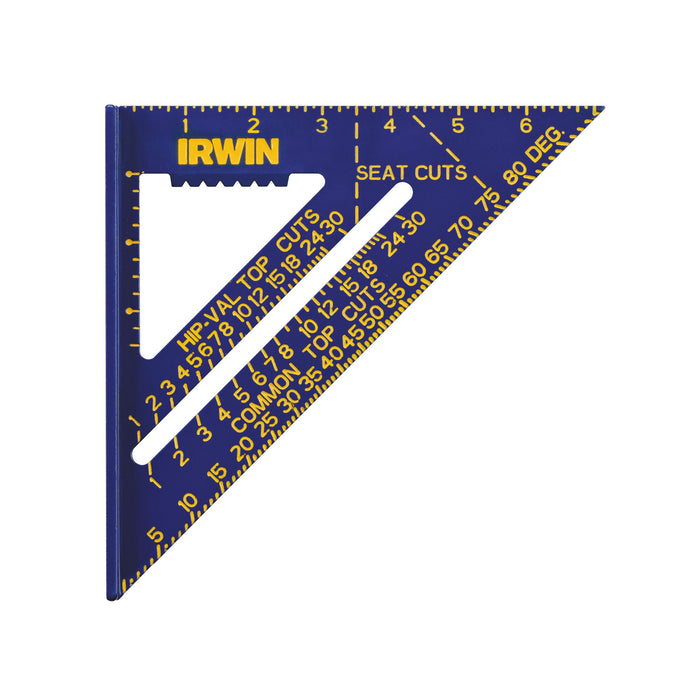 Irwin Hi-Contrast Aluminum Rafter Square - 7"