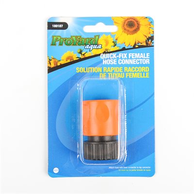 ProYard Female Quick Connect Water Hose Connector w/ Water Break