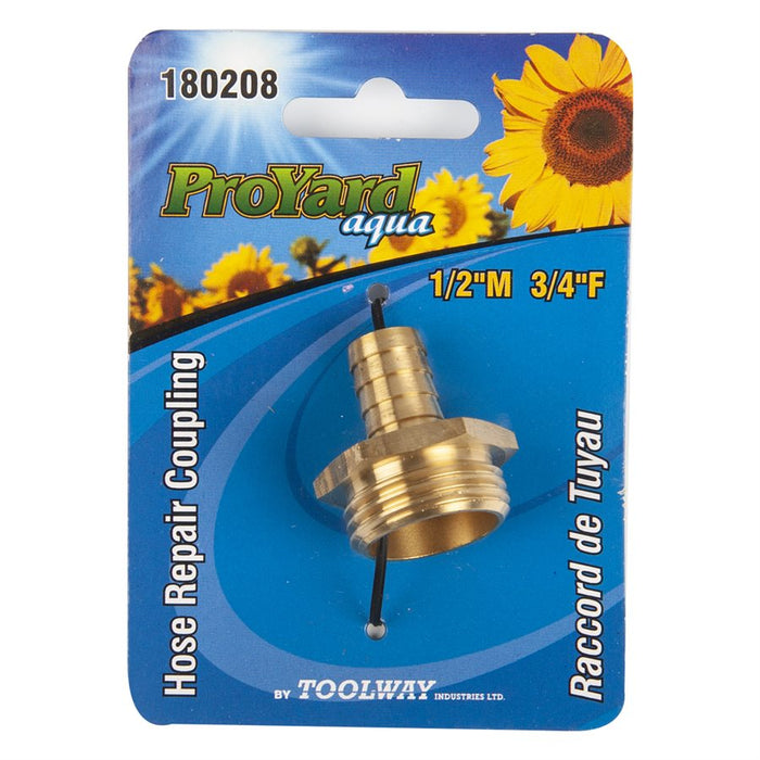 ProYard Brass Hose Coupling