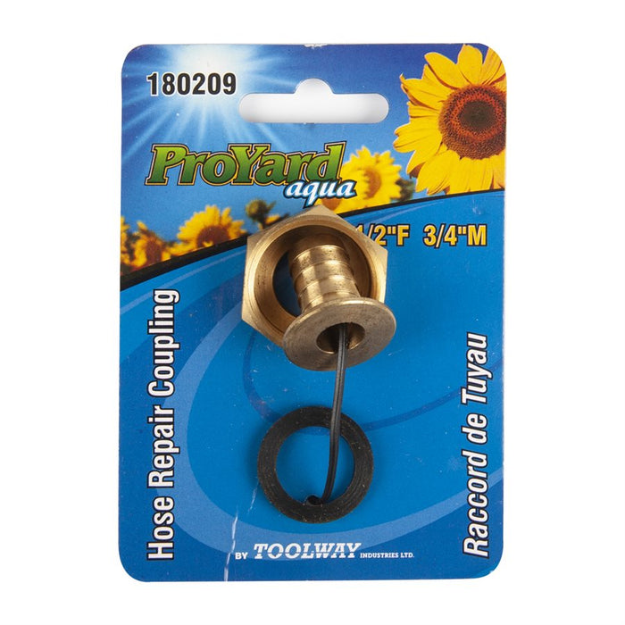 ProYard Brass Hose Coupling