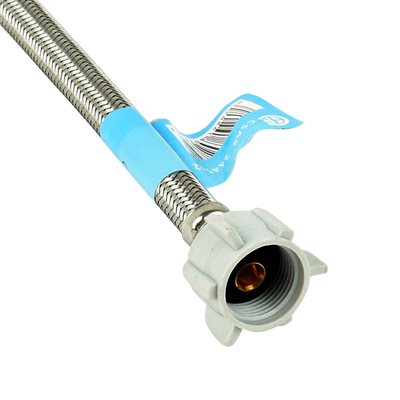 Stainless Steel Toilet Flex Connector 3/8" Compression x 7/8" Ballcock