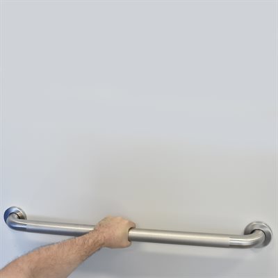 Straight Stainless Steel Bathroom Grab Bar - 30" x 1.5" (38mm)