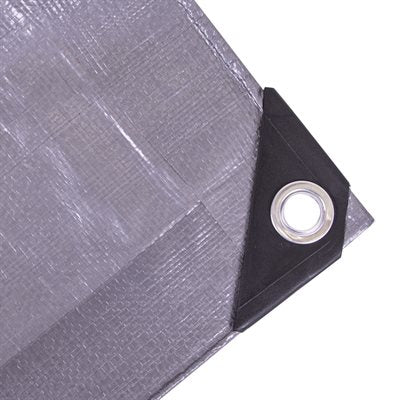 Stinson Extra Heavy Duty Silver Tarp - 15ft x 20ft