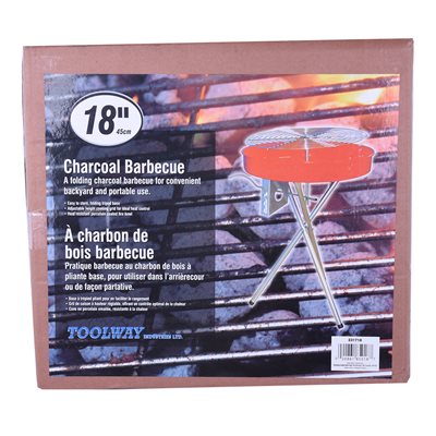 ProYard Charcoal Barbecue w/ Folding Tri-Pod Stand