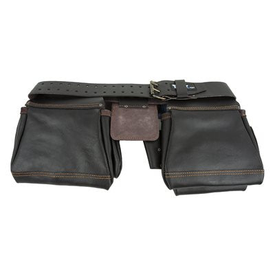 Prestige 15-Pocket Leather Waist Apron w/ Leather Belt