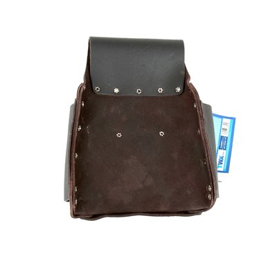 Heavy Duty Oil Tanned Leather Electrician's Tool Pouch