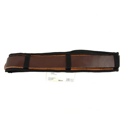 4" Wide Padded Nylon & Leather Tool Belt w/ Double Needle Buckle