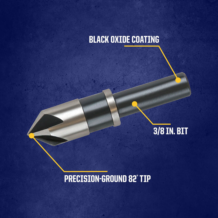 Irwin HSS Black Oxide Countersink Drill Bit