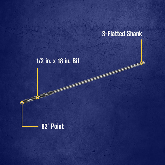 Irwin Straight Shank Installer Wood Drill Bit