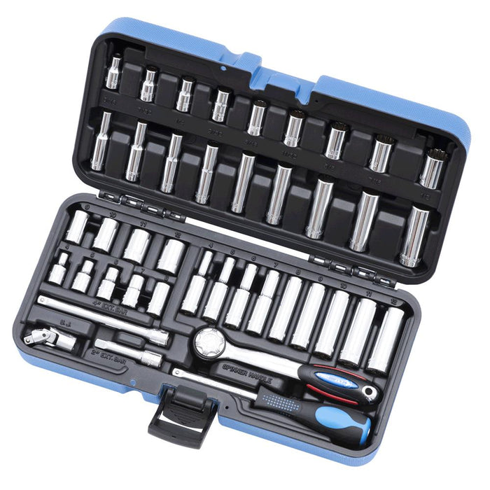 Jet 42 pc. 1/4" Drive 12-point SAE/Metric Socket Wrench Set